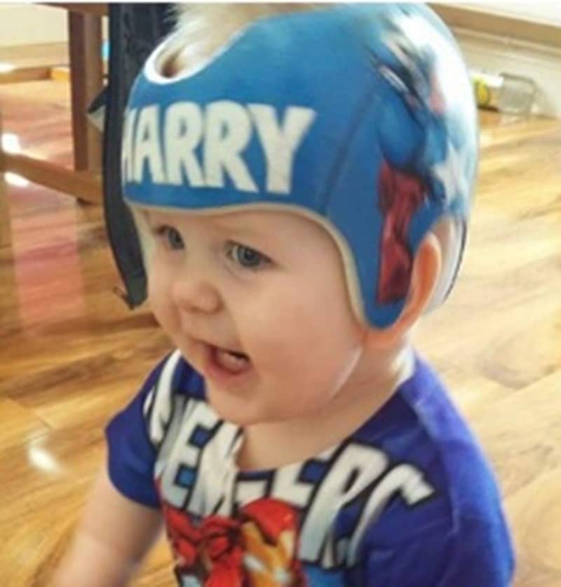 Harry wearing the LOCband