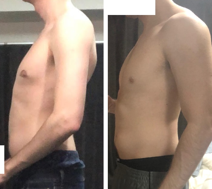 Side-by-side comparison of Sean